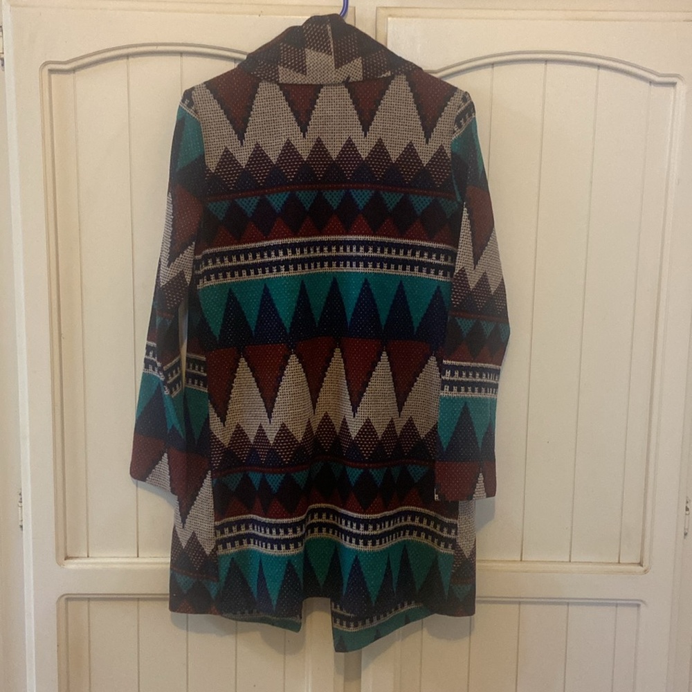 Long sweater jacket multi jewel colors - Picture 4 of 4